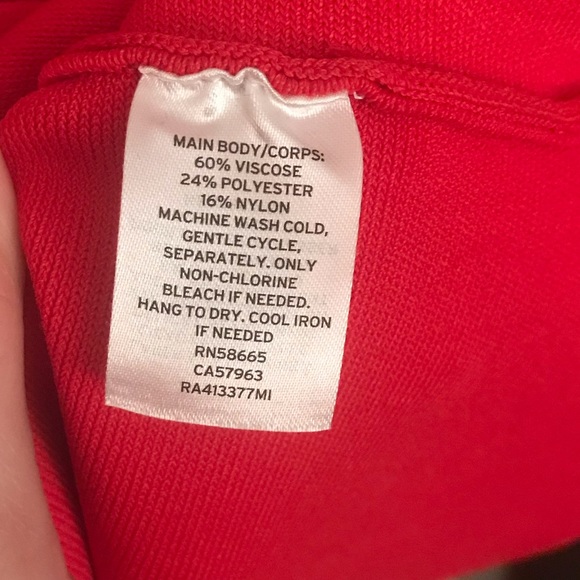 NWT Red Rachel Parcell knit top with bell sleeves - Picture 9 of 12